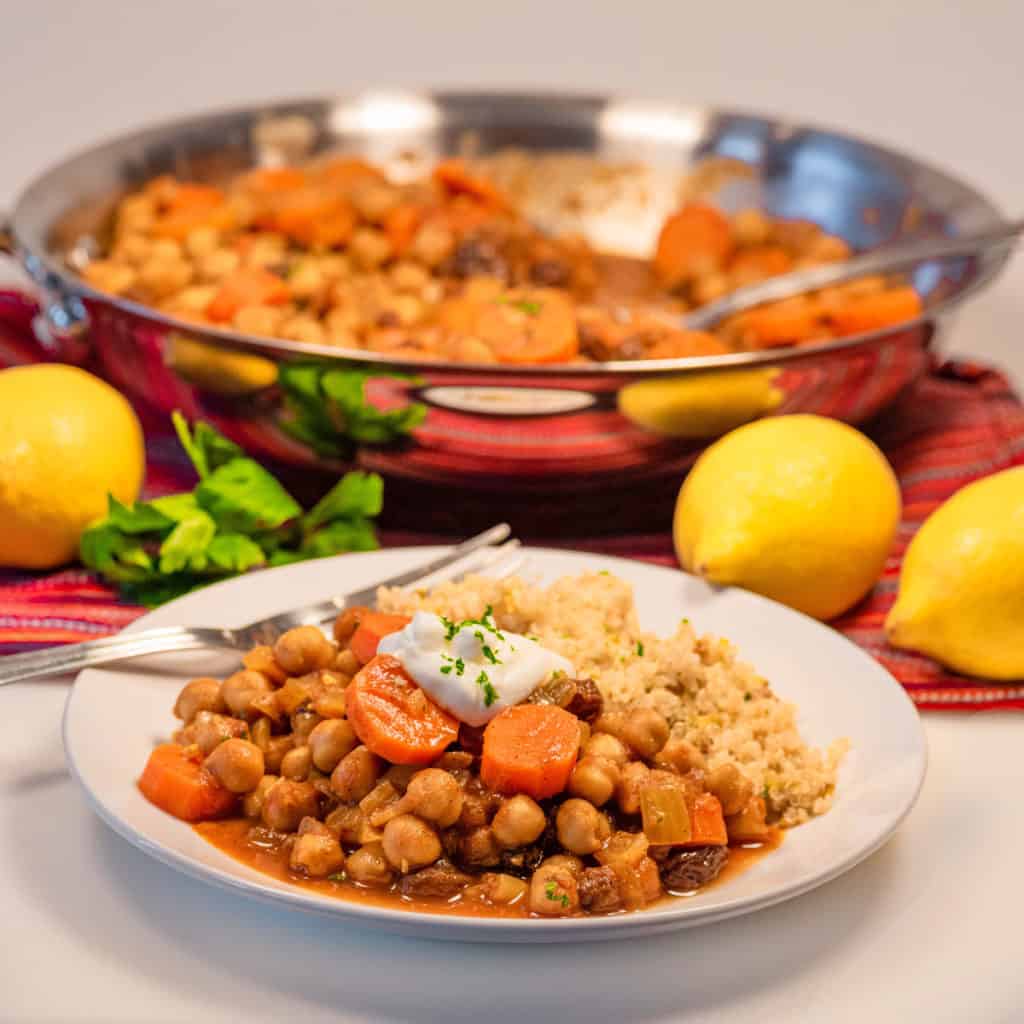 Easy Moroccan Chickpea Tagine Dances with Knives
