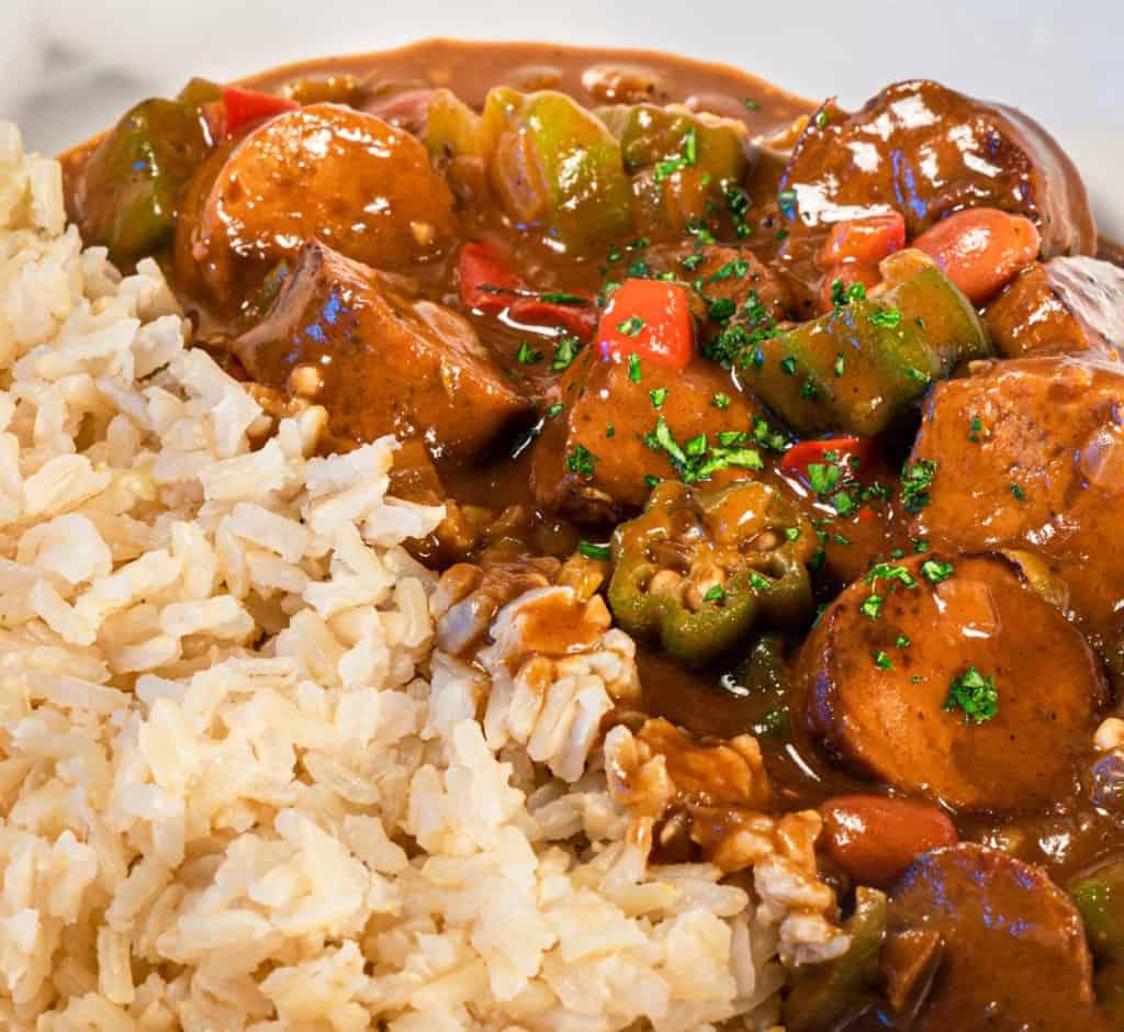 Vegan Gumbo Louisiana Style Dances with Knives