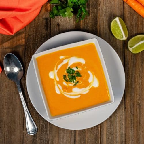 30 Minute Vegan Carrot Ginger Soup