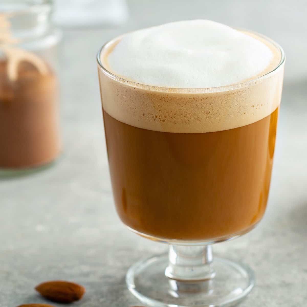 vanilla almond milk latte