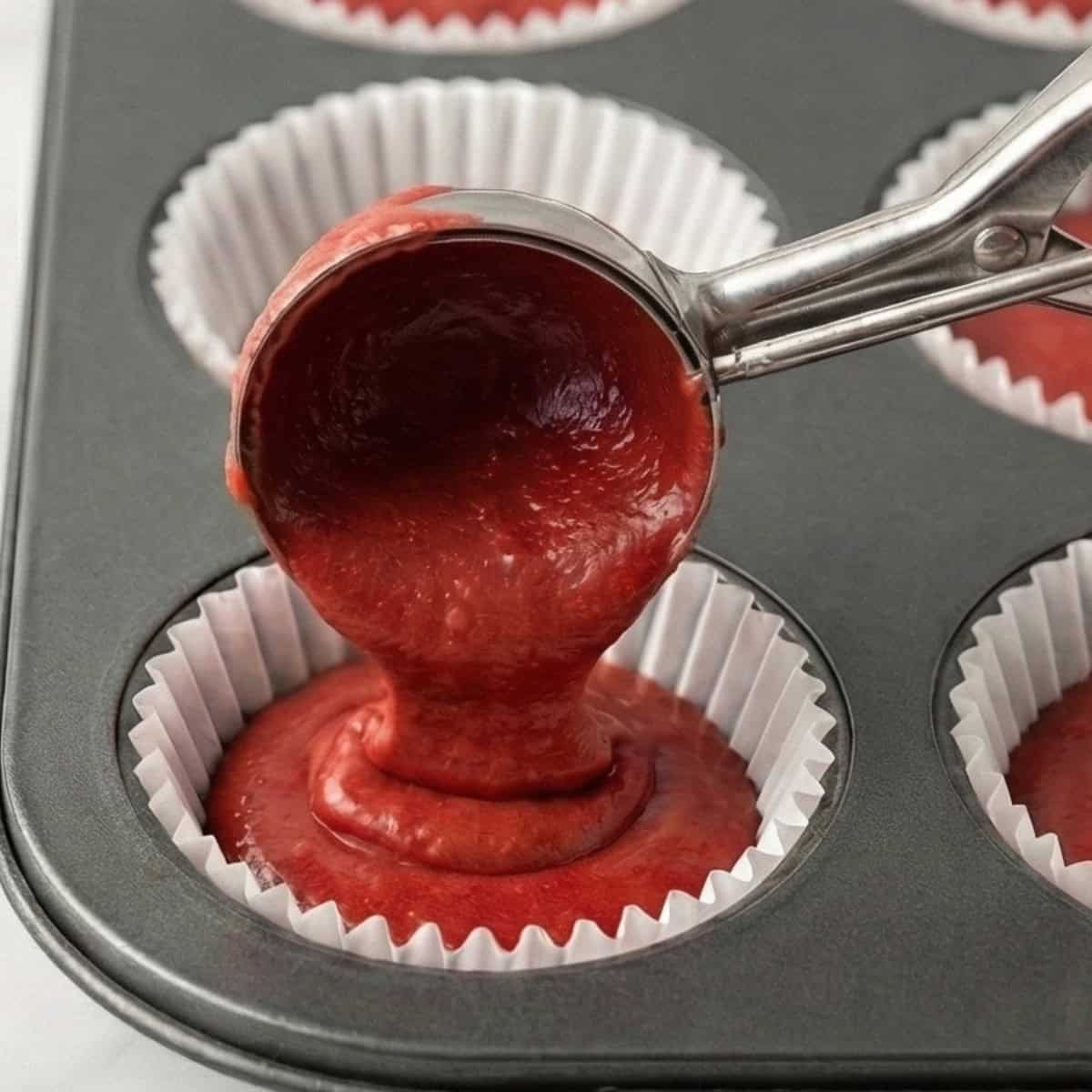 vegan red velvet cupcakes batter
