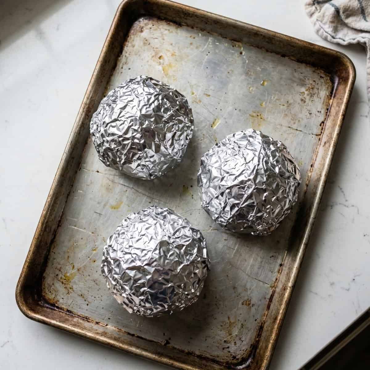 beets wrapped in foil