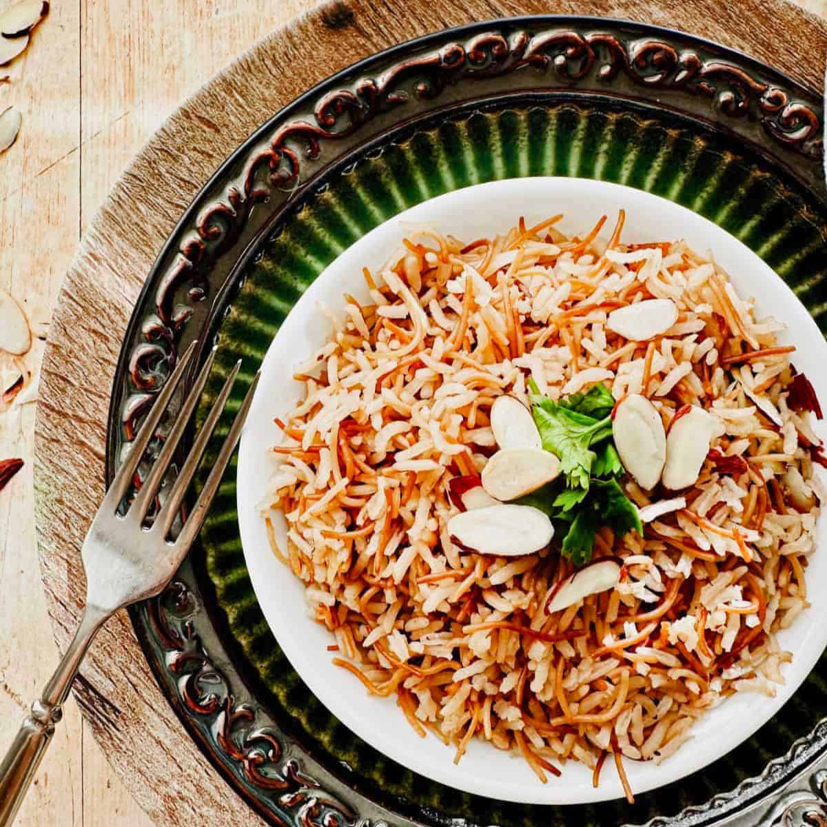 A dish of arabic rice.